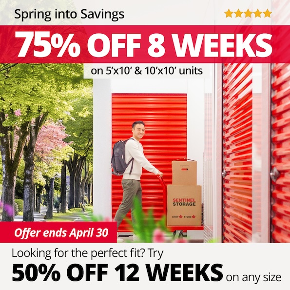 Sentinel Storage - Edmonton North West Promotion